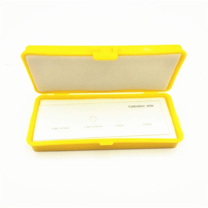 WintopScope Microscope Stage Micrometer Calibration Slide with 4-Scales and 0.01mm Multifunctional Reticle Calibrating Ruler - Image 3